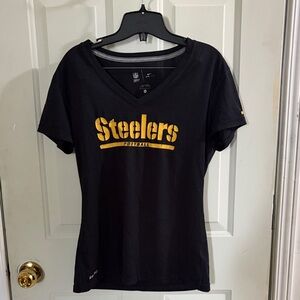 NFL Black and Yellow Steelers Women's T-Shirt